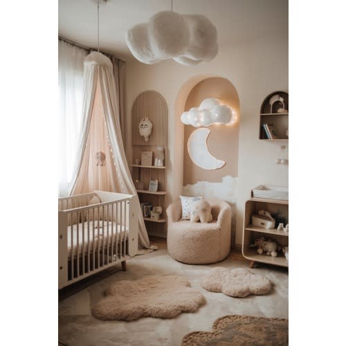 Neutral Boho Nursery Decor