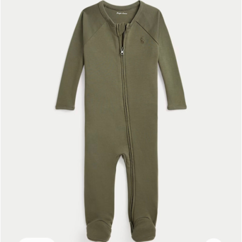Cotton Interlock Footed Coverall