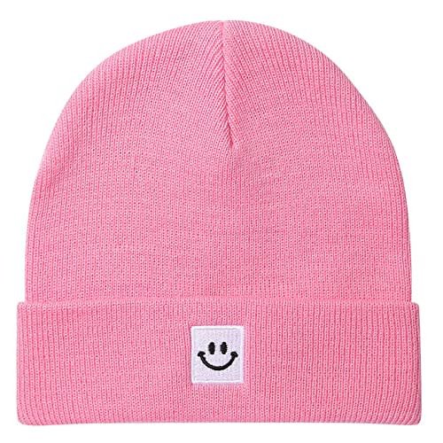 Baby Beanie Knit Ski Hat with Cute Face for Girls Boys 0-7 Years