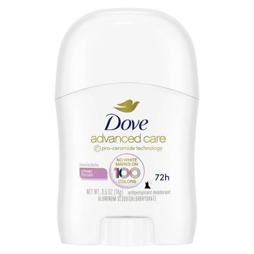 Dove Beauty Mini Advanced Care Invisible Clear Finish Antiperspirant & Deodorant Stick - Travel Size - 0.5oz