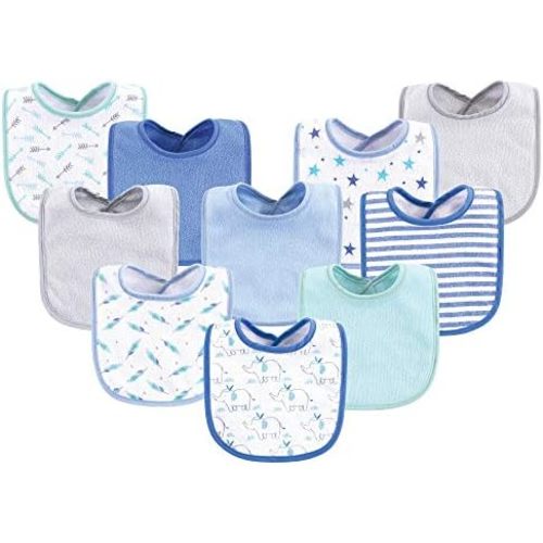Luvable Friends Unisex Baby Cotton Terry Bibs