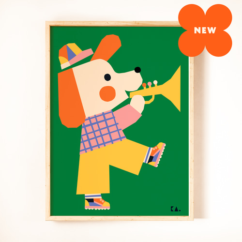 50x70 Happy Band - Dog