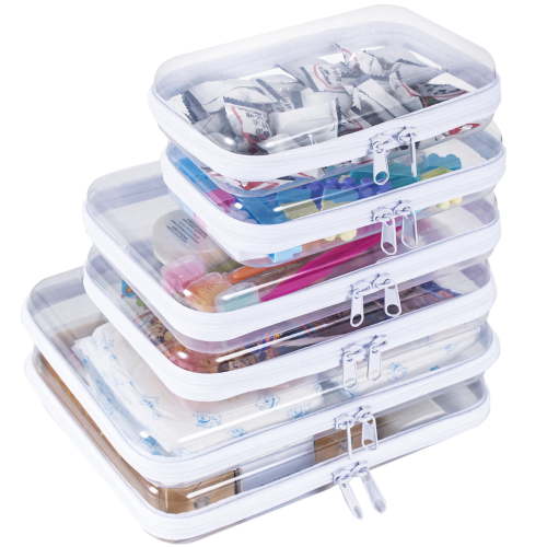 Clear Hard Shell Zipper Case