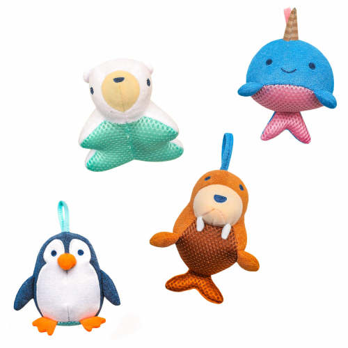 Plush Bath Toy Set - Arctic Wonder