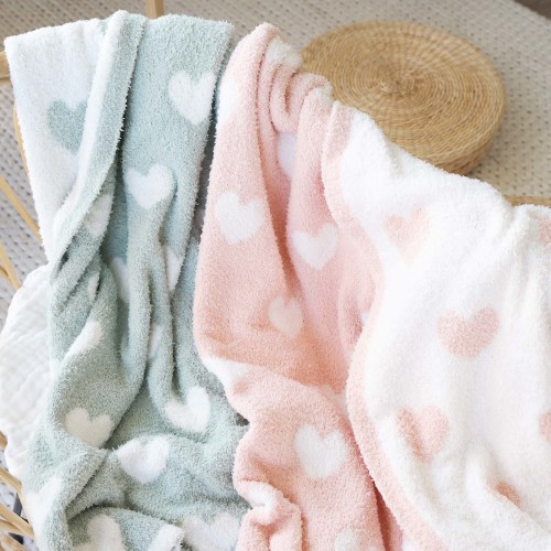 CuddleLane™ Luxe Blankets | Hearts