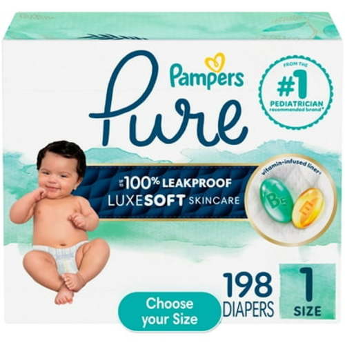 Pampers Pure Protection Diapers, Sizes 1-6 - Samsclub.com