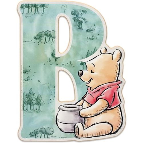 Disney Winnie the Pooh Letter B Wood Wall Decor