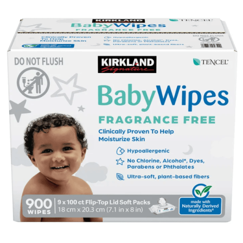 Kirkland Signature Baby Wipes Fragrance Free
