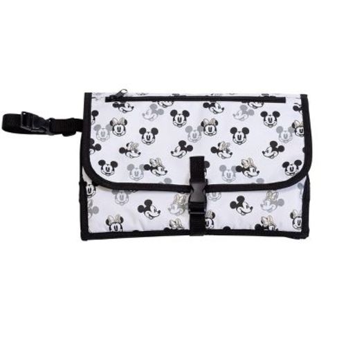J.L. Childress Disney Baby Portable Changing Station, Mickey Minnie Ivory