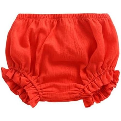 LOOLY Baby Bloomers Unisex Baby Girls Boys Cotton Linen Blend Shorts 3-9 months