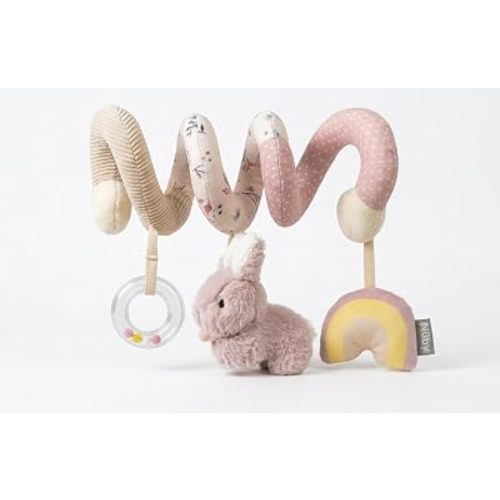Nuby Activity Spiral for Carriers and Strollers, Bunny