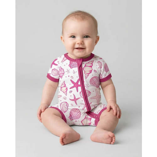 Coastal Charm Family Matching Bamboo Shorty Zippy