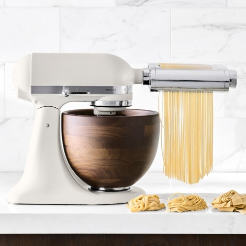 KitchenAid® Porcelain Artisan Stand Mixer with Walnut Bowl, 5-qt
