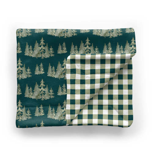 Baby Minky Blanket | Ancient Woodland – Audrey & Bear