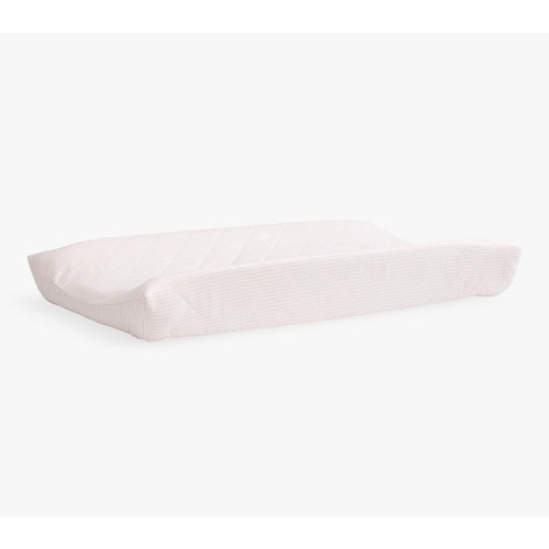 Oxford Stripe Quilted Changing Pad Cover