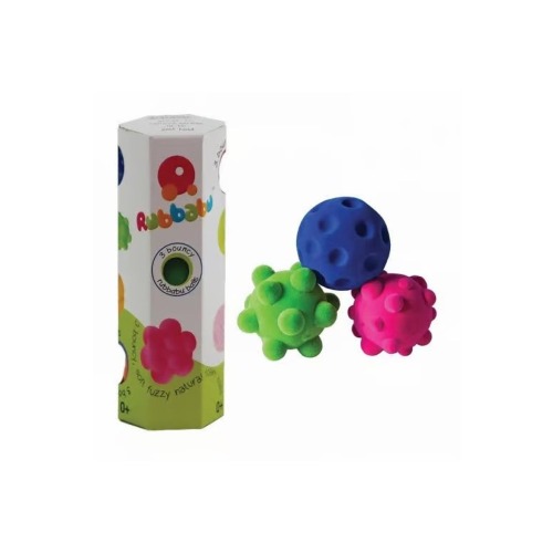 100% Natural Rubber Foam Sensory Balls, One Size