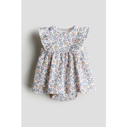 9M | Ruffle-trimmed Bodysuit Dress