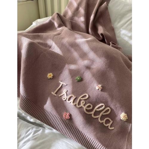 Pink Blush - Personalized Baby Blanket, Baby Blanket