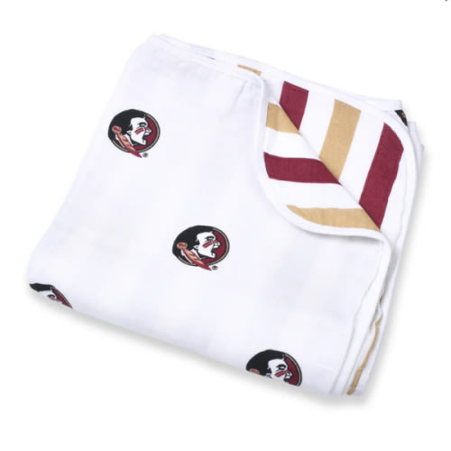 Florida State University Four Layer Muslin Blanket – Three Little Anchors