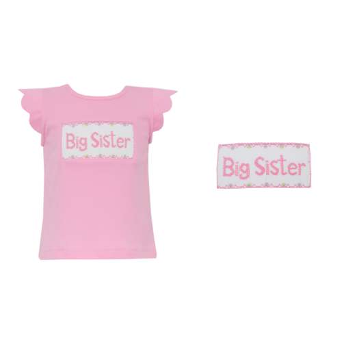 Big Sister Cap Sleeve Tee - The Sandbox Children's Boutique