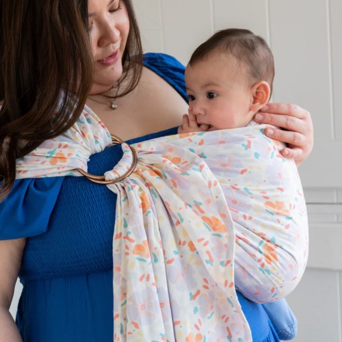 Bluebird Ring Sling | Blue Gingham | hope&plum