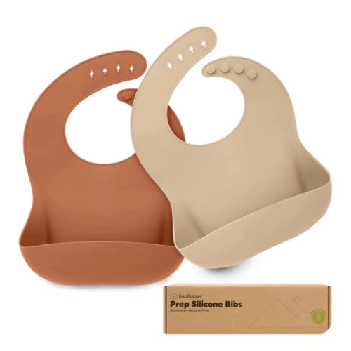 2-Pack Prep Silicone Bibs