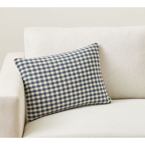 Blaine Check Lumbar Pillow Cover
