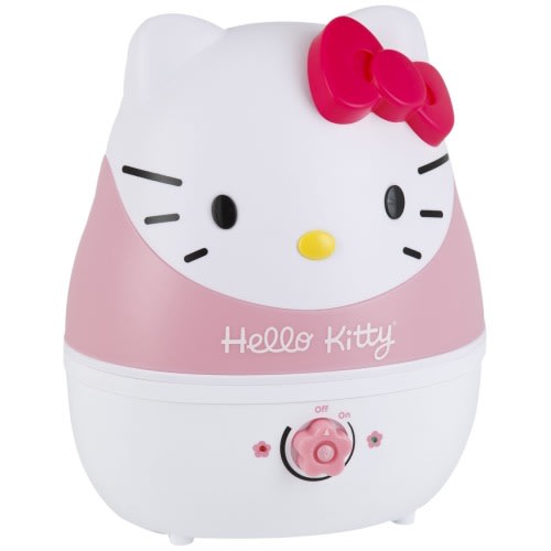 Crane Adorables Ultrasonic Humidifiers for Bedroom and Baby Nursery, 1 Gallon Cool Mist Air Humidifier for Large Room or Kid's Room, Humidifier Filters Optional, Hello Kitty