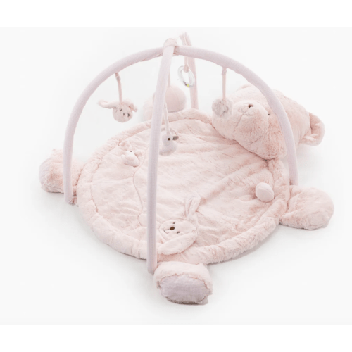 Bear Playmat & Gym - Pink