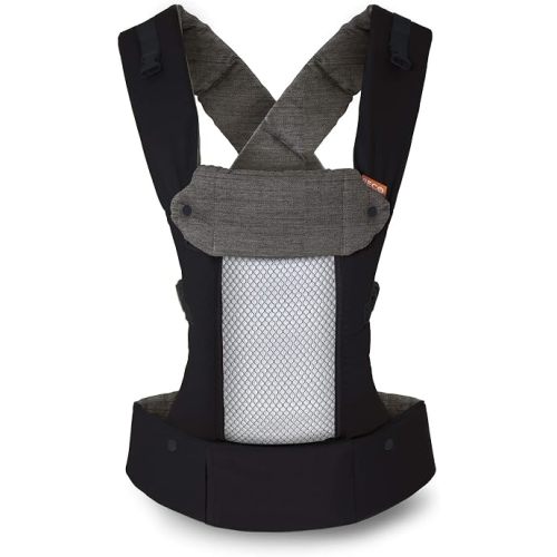 Beco 8 Baby Carrier Newborn to Toddler, Cool Mesh, 7-45 lbs, Black