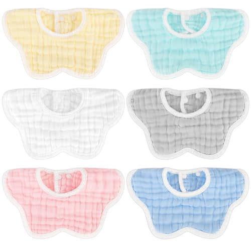 Accmor Muslin Baby Bibs Baby Bandana Drool Bibs for Unisex Boys Girls, Cotton Baby Drool Bibs for Teething Drooling ﻿