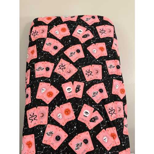Tarot card crib sheet Nursery Bedding,Gothic kids Bedding,ready to ship next day