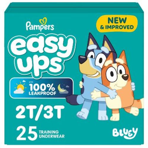 Pampers Easy Ups Bluey Training Underwear - Size 2T-3T - 25ct