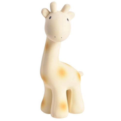 Giraffe Organic Natural Rubber Rattle, Teether & Bath Toy