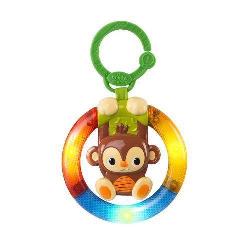 Bright Starts Shake & Glow Take-Along Toy - Monkey