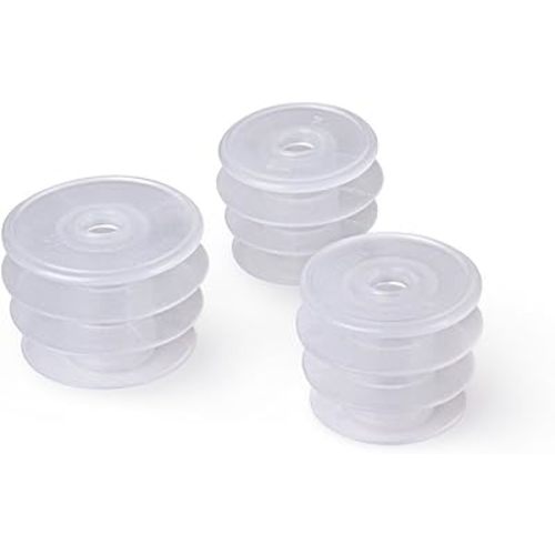 Apothecary Products Oral Syringe Adapter Plugs – 24 mm Bottle Adapter for Liquid Medication Dosing, Fits 3, 4, 6 & 8 oz Oval Prescription Bottles, Leak-Resistant Pharmacy, Oral Syringe Bottle Plug, Pack of 50