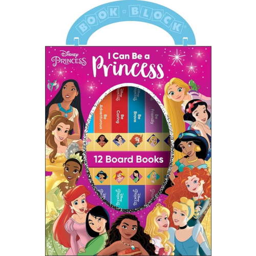 Disney Princess: I Can Be a Princess 12 Board Books, (Paperback)