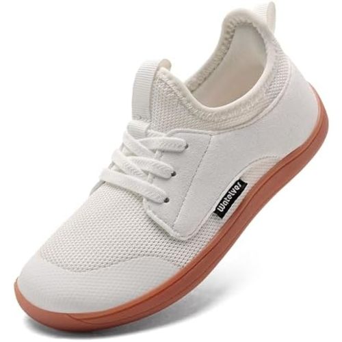 WateLves Toddler Little/Big Kid Wide Barefoot Shoes Boys Girls Minimalist Sneakers Splay Naturally Lightweight Breathable Running Tennis Shoes