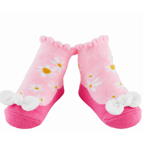 Pink Daisy Socks