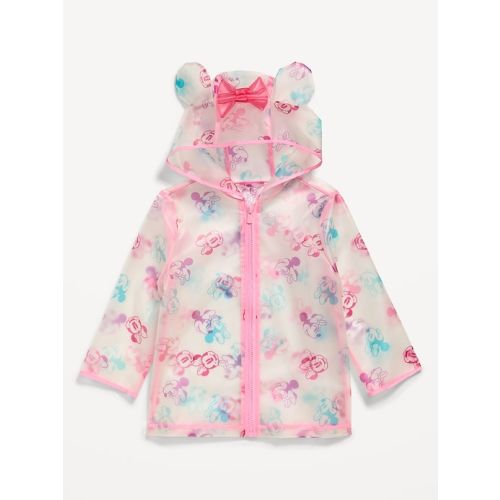 Disney© Minnie Mouse Clear Rain Jacket for Toddler Girls