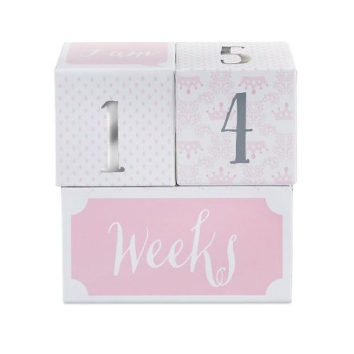 Baby Aspen My First Milestone Princess Baby Age Blocks | BA22006PK
