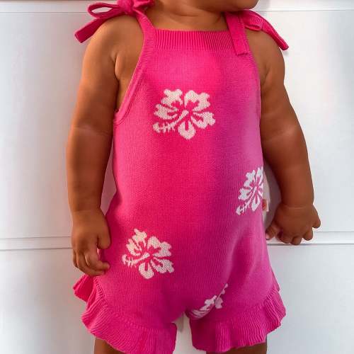 Tropical Romper | Cotton Baby Romper | Dad Dressed Me