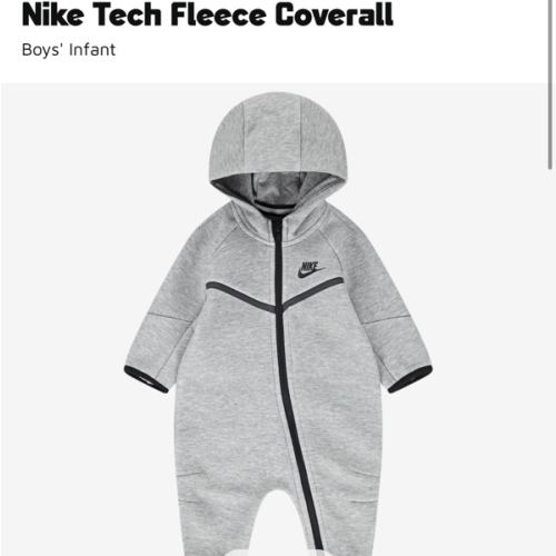 Nike Tech Fleece Coverall - Boys' Infant | Kids Foot Locker