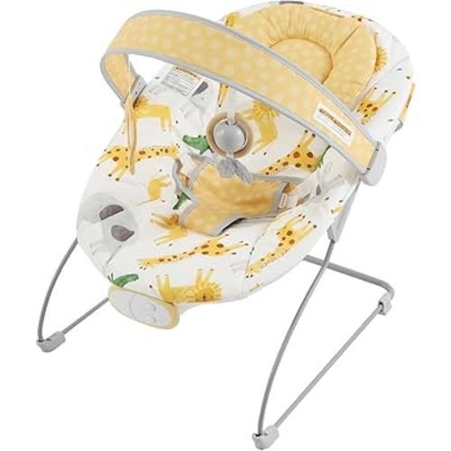 Baby Bouncer, Infants Bouncy Seat with Music and Vibrations,Baby Rocker for Newborns Indoor Outdoor Use 0-6 Months Up to 20 lbs