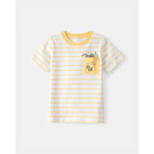 Toddler The Very Hungry Caterpillar™ Striped Pocket Tee - Yellow/White | Carter's