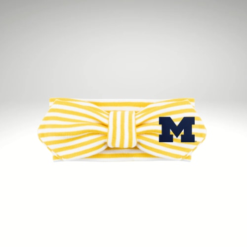 Michigan Wolverines Hair Knot | One Size Fits Newborn to 4T | Soft Cotton