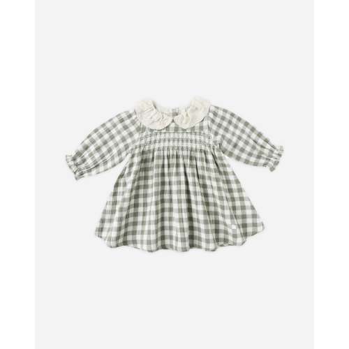Callie Dress || Forest Check – Quincy Mae