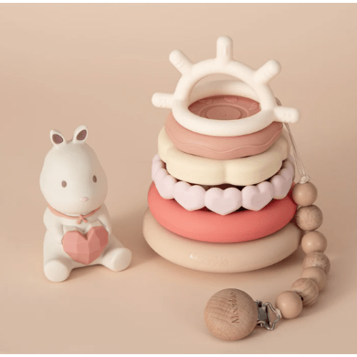 Bunny Stacking Teething Rings