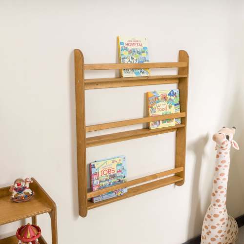 Wall-Mounted Montessori Bookshelf