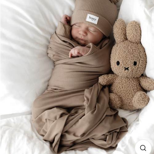 Baby Swaddle - Chocolate
